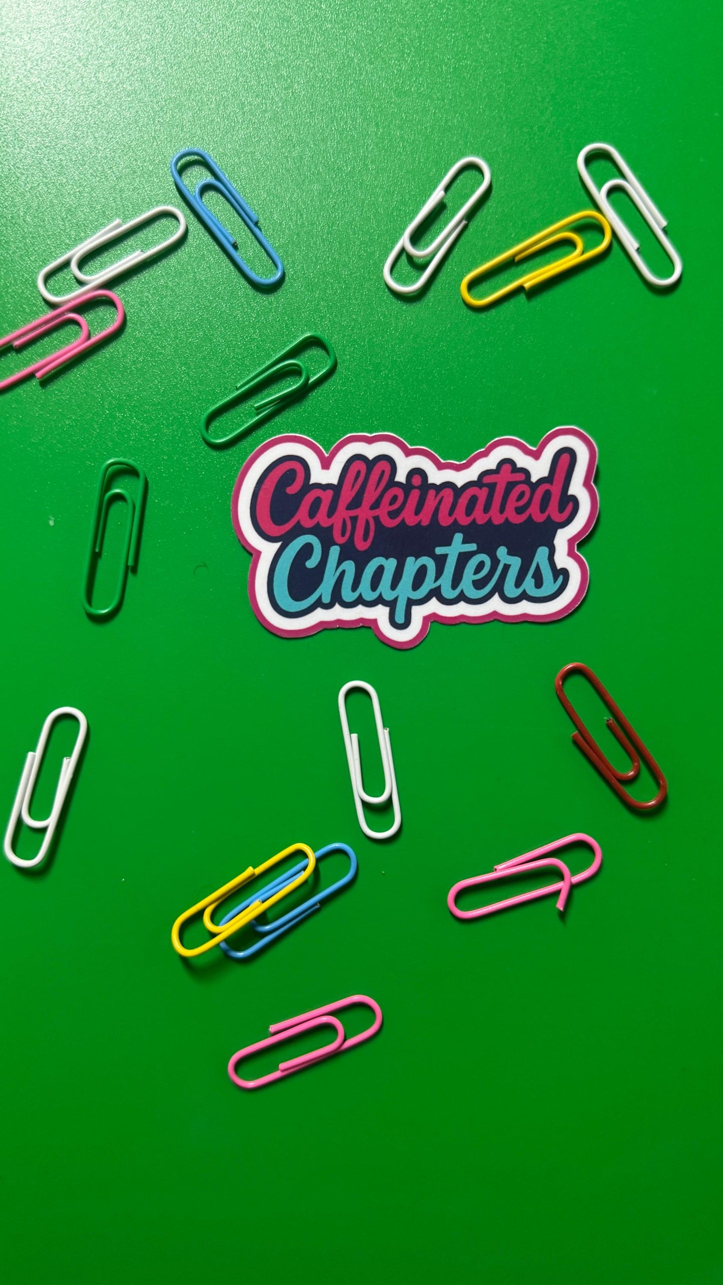 Bookish Vinyl Stickers – Buy Individually or as a Bundle | Fueled by Coffee, Bookish Baddies, Caffeinated Chapters | Laptop & Journal Decals