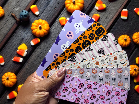 Halloween Bookmarks – Ghost, Pumpkin, and Bat Designs – Sold Individually or as a Set