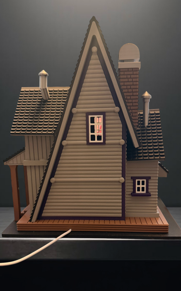Personalized Light-Up Halloween Haunted House by Forcebuilder, view 3