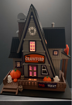 Personalized Light-Up Halloween Haunted House by Forcebuilder, view 4