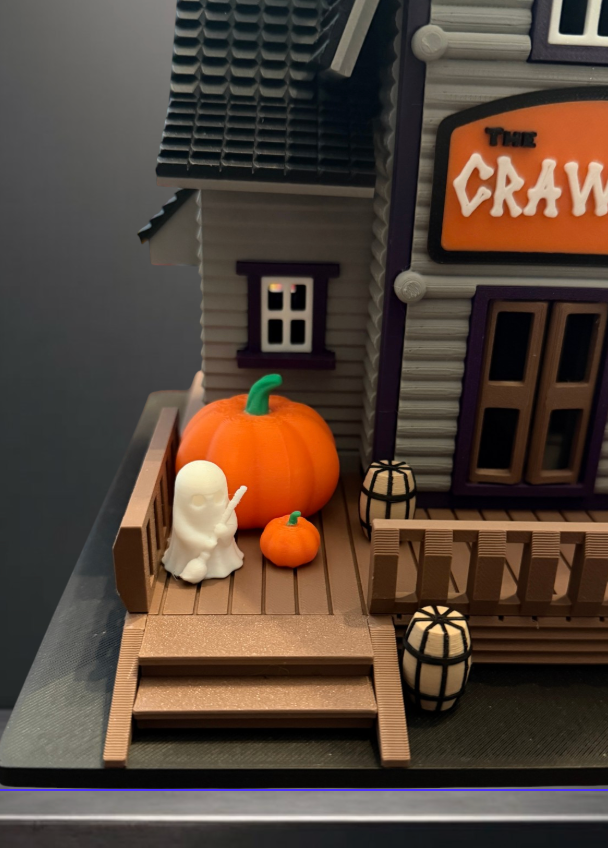 Personalized Light-Up Halloween Haunted House by Forcebuilder, view 5