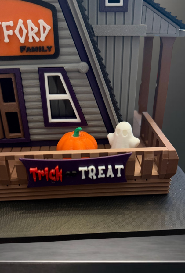 Personalized Light-Up Halloween Haunted House by Forcebuilder, view 6