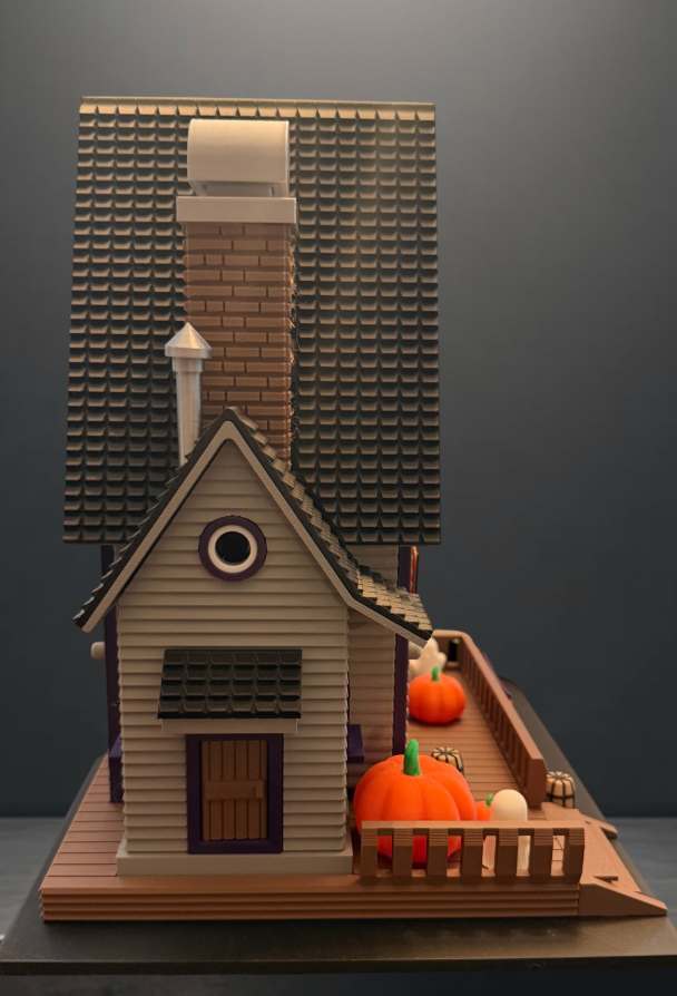 Personalized Light-Up Halloween Haunted House
