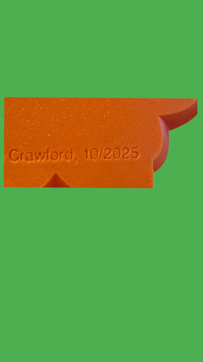 Halloween Pumpkin with Articulated Legs | Fall Home Décor | Spooky Pumpkin Shelf Sitters